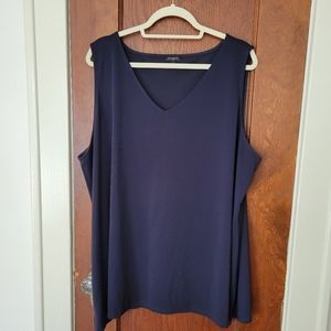 Navy Blue Talbots Tank Top (Shell) Sz 3X